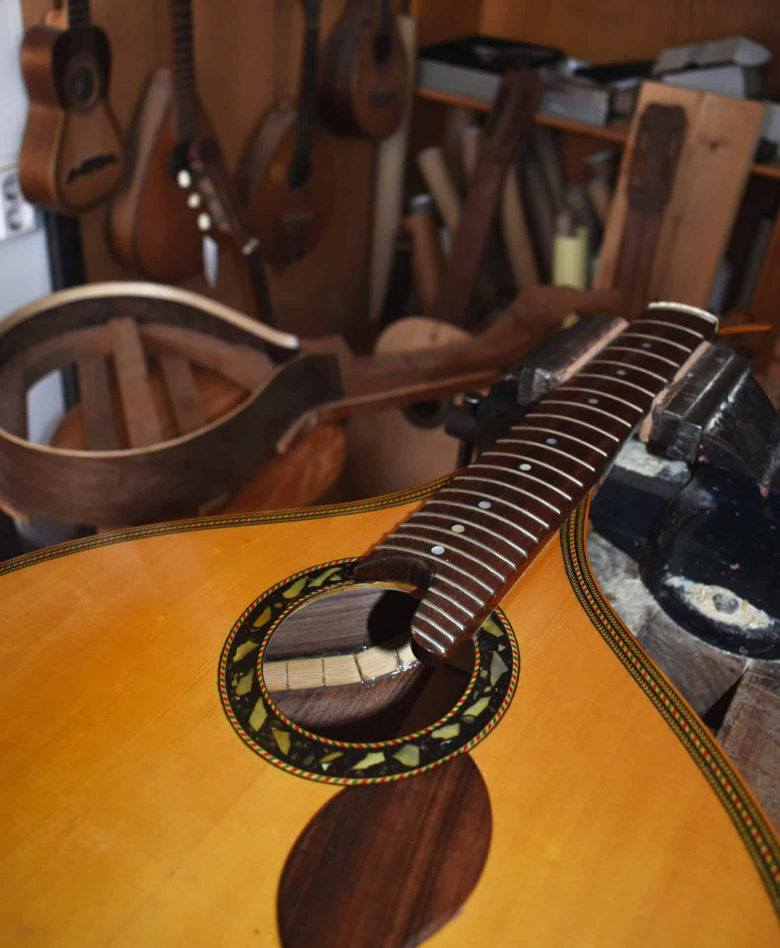 Makings of the perfect Portuguese guitar