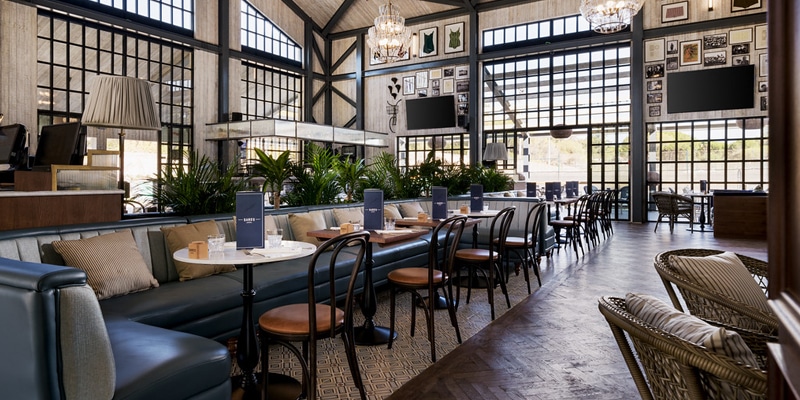 The inside of Dano's Sports Bar & Restaurant, part of Quinta do Lago eco planning