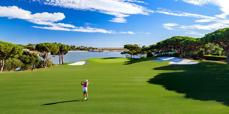 Quinta do Lago's South Course - 16th hole, a eco-friendly golf resort