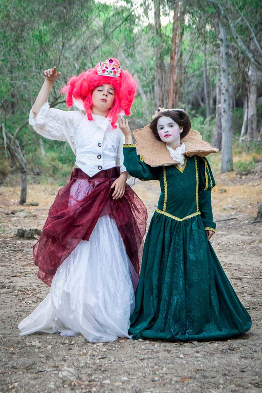 Dorothy and Gordon Blyth (as Queen Elizabeth and Mary, Queen of Scots) who travel from Scotland every year to be in the play