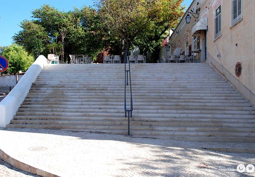 Silves Stairs|Silves Stairs before the intervention|Silves