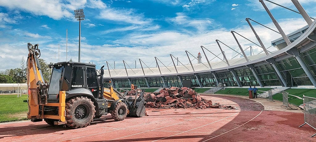 VRSA uses tourist tax revenue to replace running track at Sports Centre