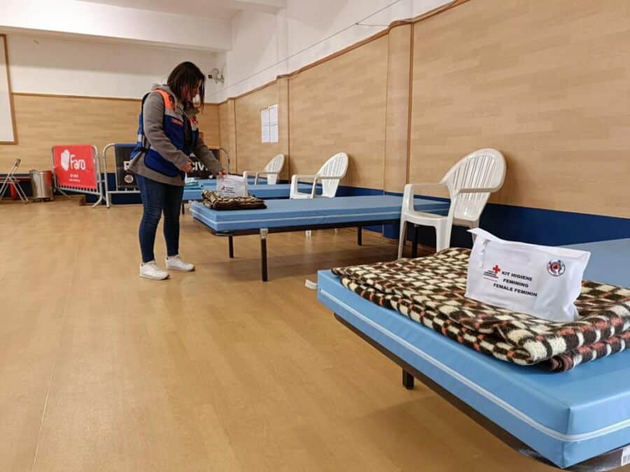 Temporary homeless shelter set up in Faro|Temporary homeless shelter set up in Faro|Temporary homeless shelter set up in Faro