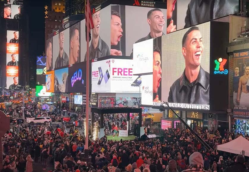 Portugal takes over New York’s Times Square