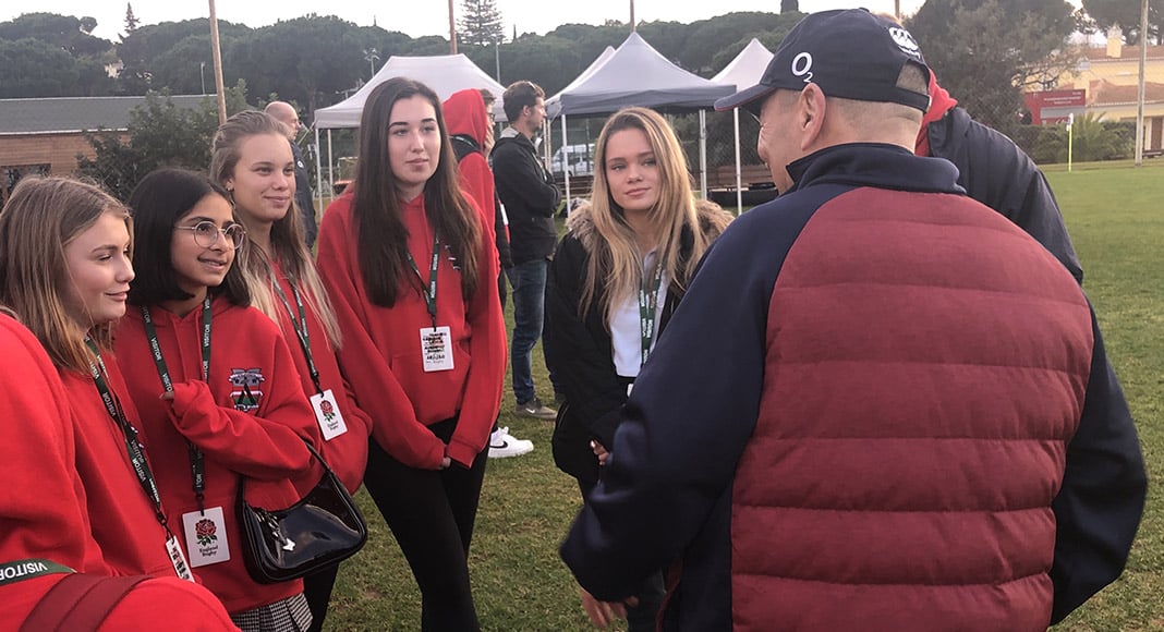The Academy students meet England Rugby Union Team|The Academy students meet England Rugby Union Team|The Academy students meet England Rugby Union Team