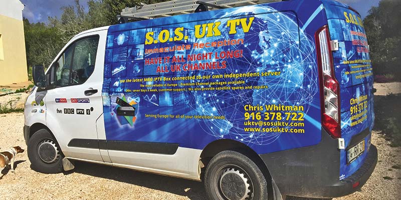 Photo of a SOS UKTV service van