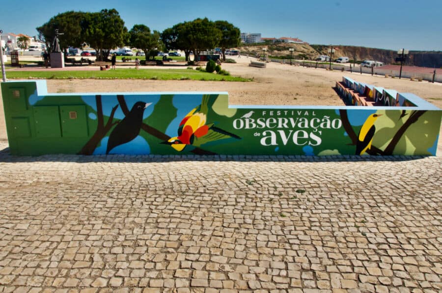 Bird Watching Festival mural inaugurated in Sagres|Bird Watching Festival mural inaugurated in Sagres|Bird Watching Festival mural inaugurated in Sagres