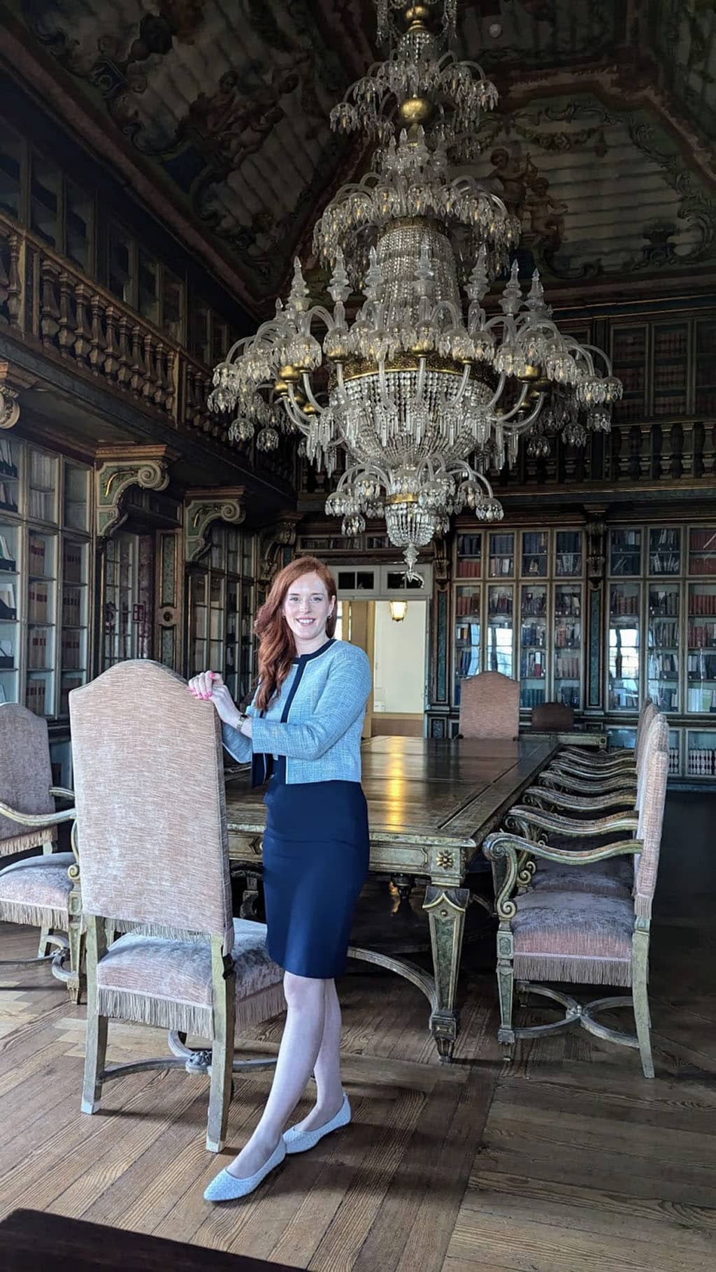 Sarah Davie at the Palácio Conde d'Óbidos (Lisbon)