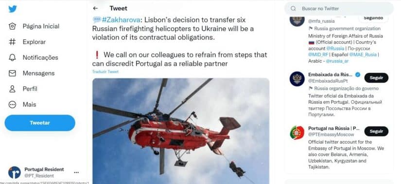 Moscow tries to stop Portugal’s gift to Ukraine of six clapped out Kamovs...