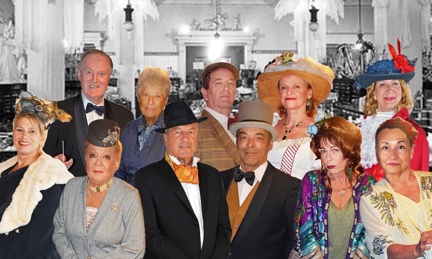 The cast of ‘Royal Tea’- Photo: Peter Kain