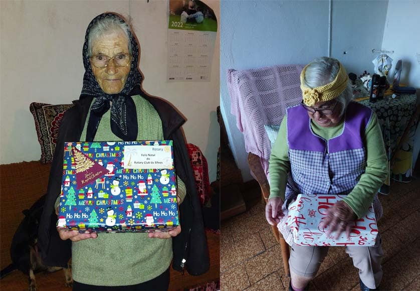 Christmas shoeboxes for the elderly
