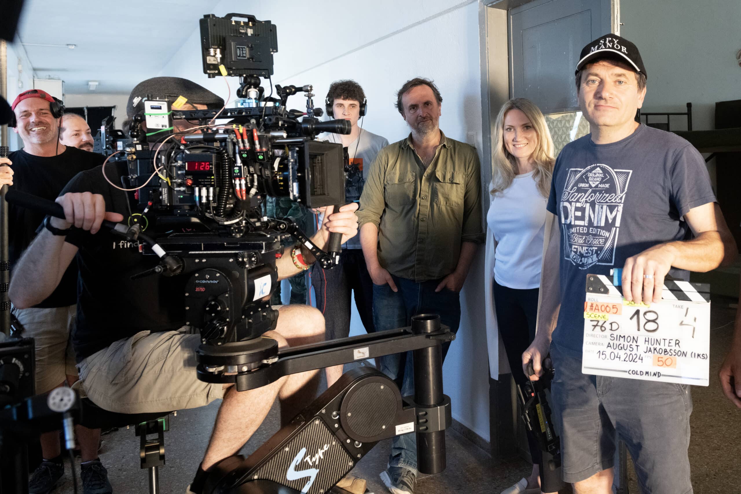 Simon Hunter (right) will be the director of "Cold Mind" (Photos: Spy Manor Productions)|Niamh McCormack|High-tech TV crime drama begins filming in Algarve