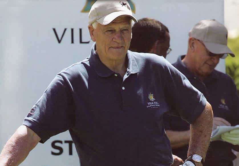 Sir Bobby Robson, the golfer|Alan Shearer supporting the cause|Kids party