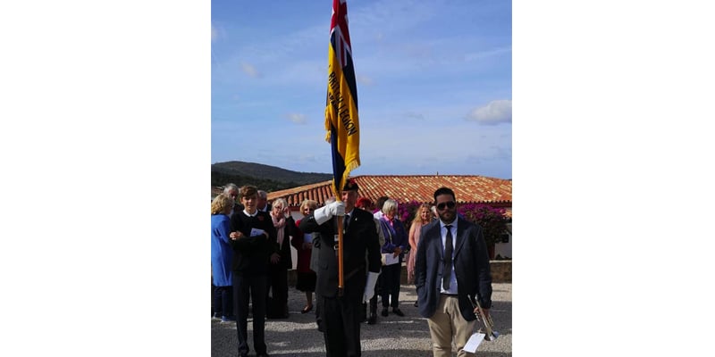 Remembrance Sunday service in Algarve