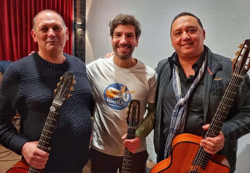 Stochelo Rosenberg, Nuno Marinho and Paulus Schafer|Gypsy Camp|Django Poster