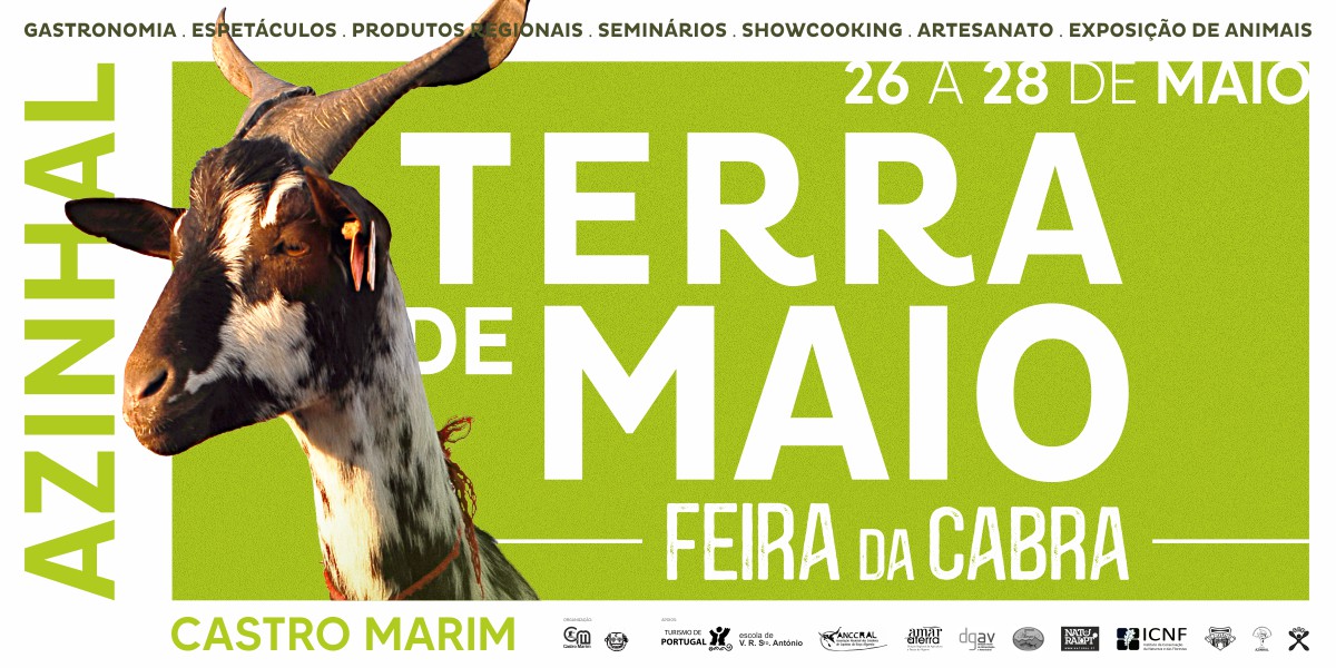 Terra Maio 2023 poster|Portuguese goats|Goat cheese Terra Maio
