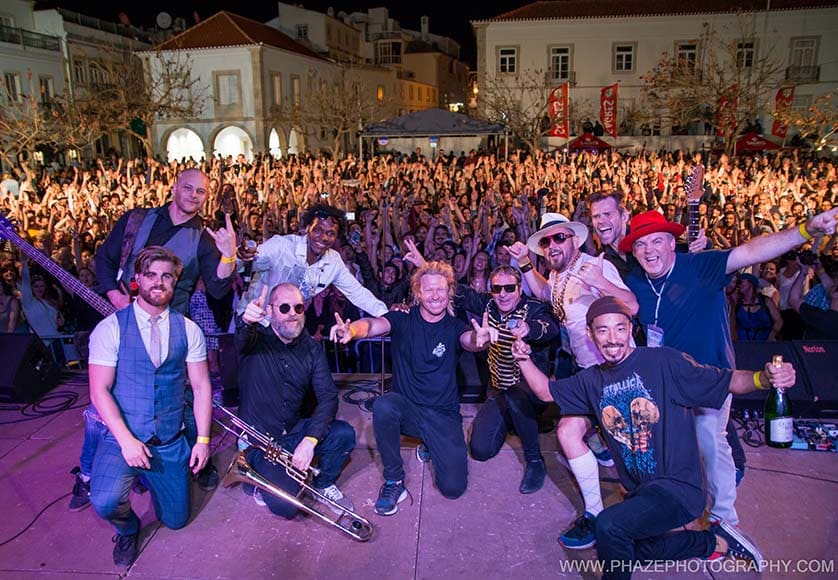 Toby Millage (centre) with The Dub Pistols and The Cuban Brothers|Lagos gears up for “best one-night festival of the year”|Lagos gears up for “best one-night festival of the year”|Lagos gears up for “best one-night festival of the year”|Lagos gears up for “best one-night festival of the year”