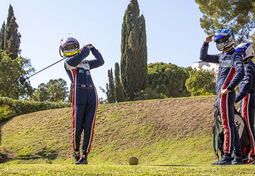 United Autosports drivers tee off in race suits at Penina|United Autosports drivers tee off in race suits at Penina|United Autosports drivers tee off in race suits at Penina|United Autosports drivers tee off in race suits at Penina|United Autosports drivers tee off in race suits at Penina