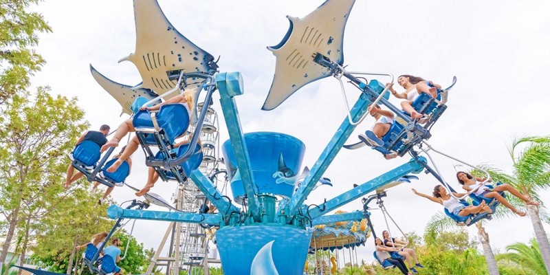 View of the Manta amusement at Zoomarine
