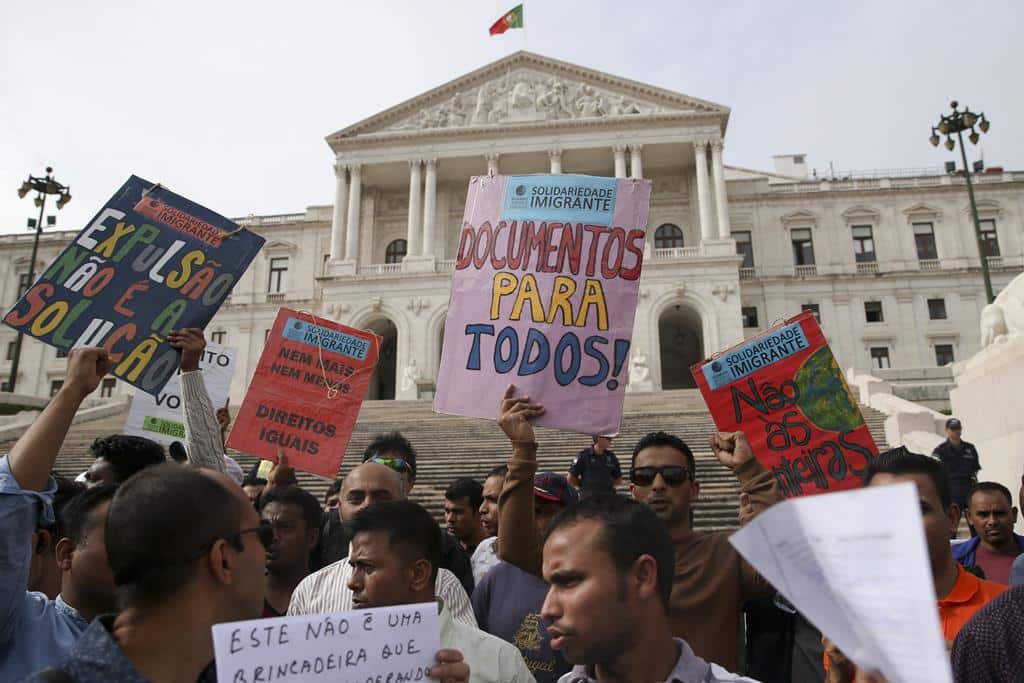 Protests by immigrants demanding better reception in Portugal go back years. This one dates from 2018.