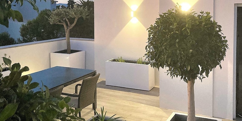 Terrace designed by Algarterra Garden and Landscape Architecture