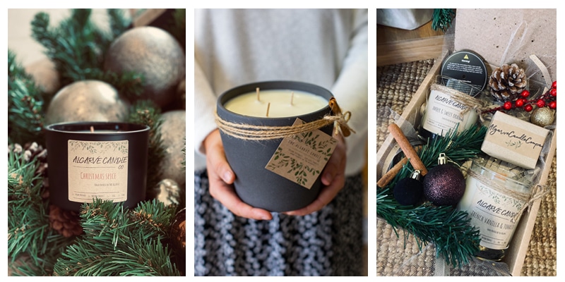 natural and handmade candles in the Algarve|candles handmade and natural|Handmade natural candles by the Christmas tree
