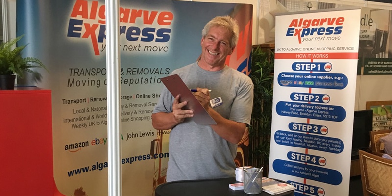 Photo of an Algarve Express Transport & Removals team member at their office