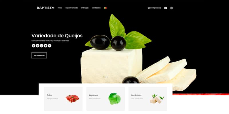 A print screen of Baptista’s website|A print screen of Baptista’s website||A print screen of Baptista’s website