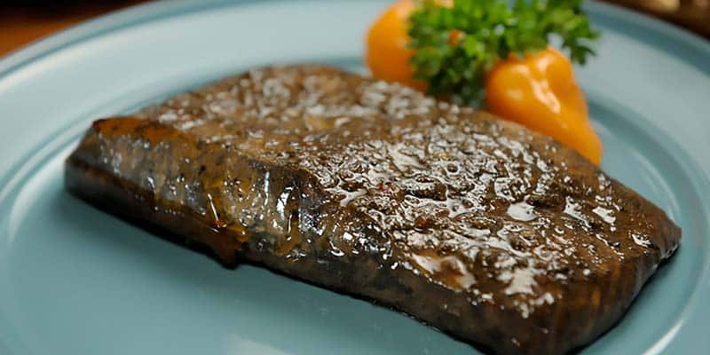 Beer-brined smoked tuna