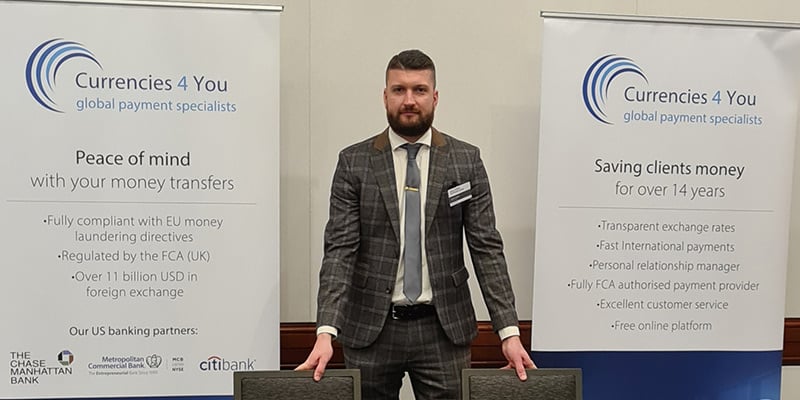 Photo of Currencies 4 You senior manager Jason Clarke