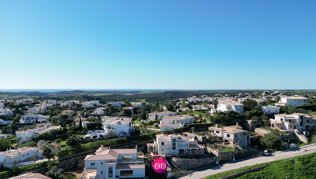 Aerial view of part of the Santo António Golf Resort, formerly known as Parque da Floresta Golf Resort|carvoeiro_branco_2_jun_2024