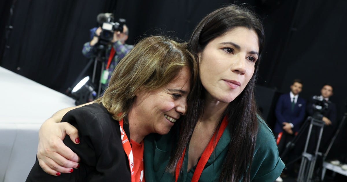 Mariana Mortágua (right) with Catarina Martins, outgoing BE leader, very possibly set for new political challenges in Europe