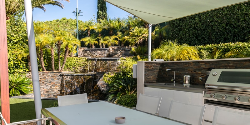 Outside space of one of the properties in Celine Rodrigues' property management portfolio