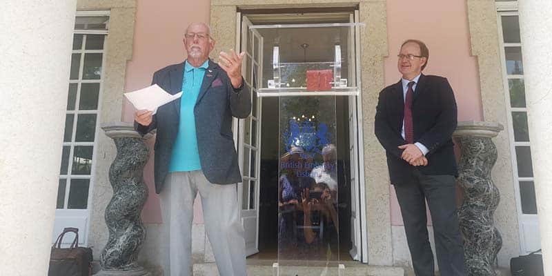 Algarve resident Chris Wright receives British Empire Medal