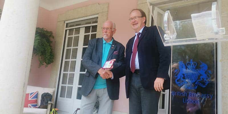 Algarve resident Chris Wright receives British Empire Medal