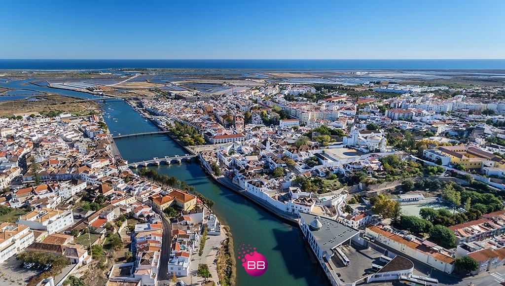 Aerial view of part of Tavira|compass-property-sales-2-apr-2024|Partial view of the inside of Compass property Sales' office