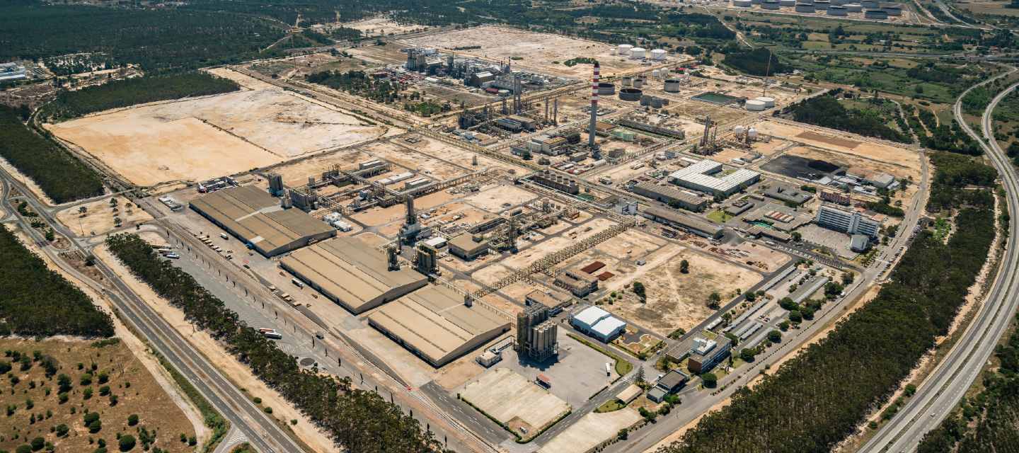 Aerial view of Repsol's industrial complex in Sines. Image: Repsol