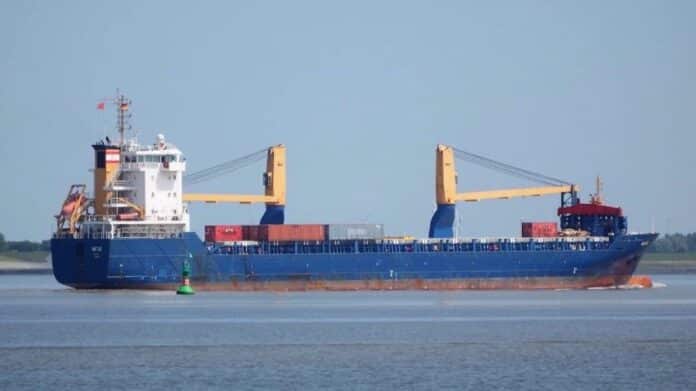 UN special rapporteur Francesca Albanese has written over social media that she is "extremely concerned by #Portugal's potential sponsorship of the ship and for facilitating Kathrin's delivery. This may be a breach of the #Genocide Convention". Image above: a file photo of the Portuguese flagged vessel, owned by German company Concord Shipping