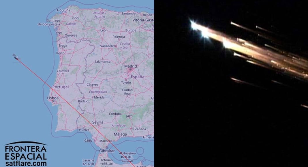 Chinese rocket debris spotted across Algarve skies