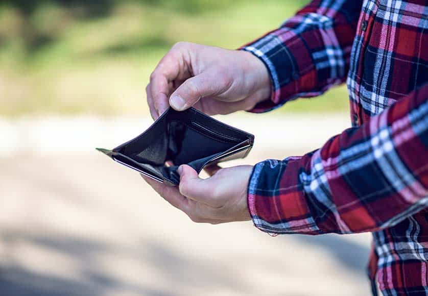 empty wallet|Dr Uwe Werblow