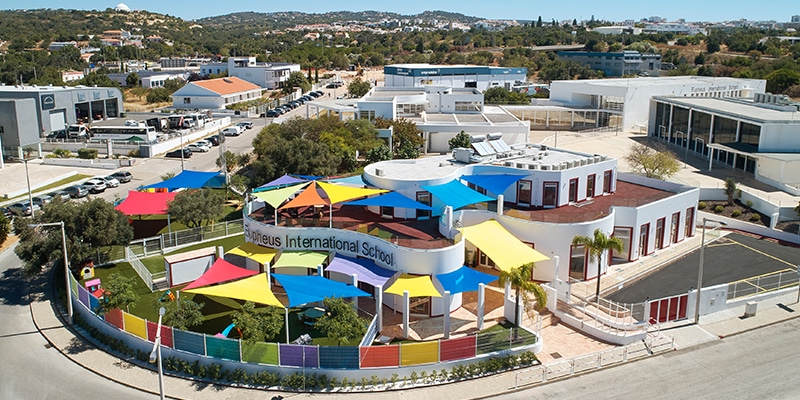 View of Eupheus International School|Partial view of Eupheus International School's playground