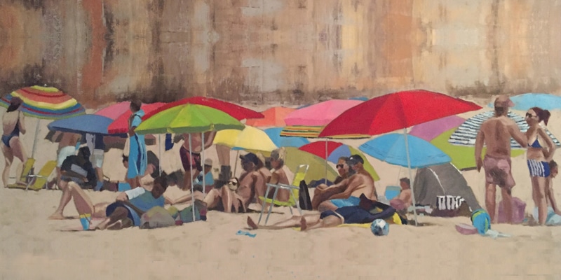 Painting by Karen Wride of First Class Art gallery||