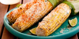 Mexican fiery grilled corn