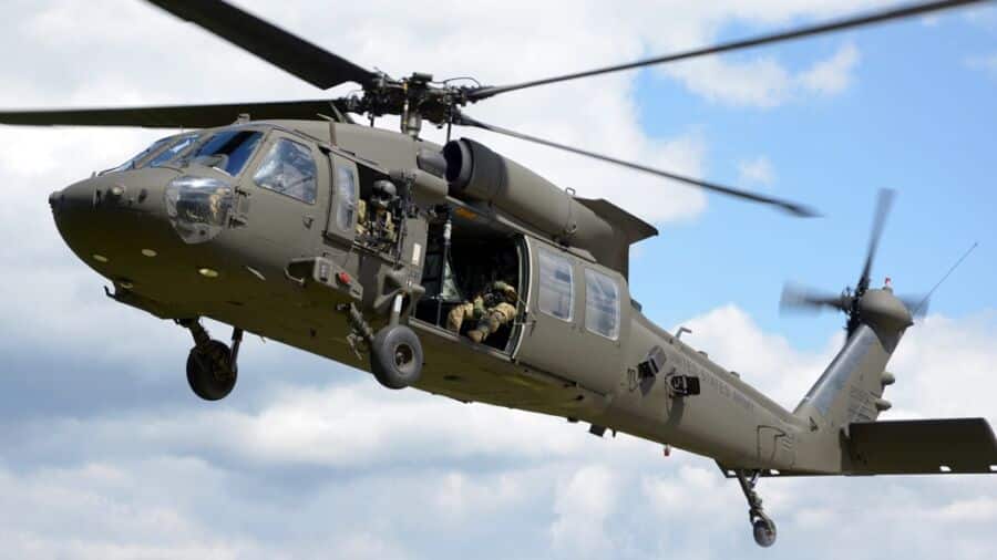 Air Force helicopters