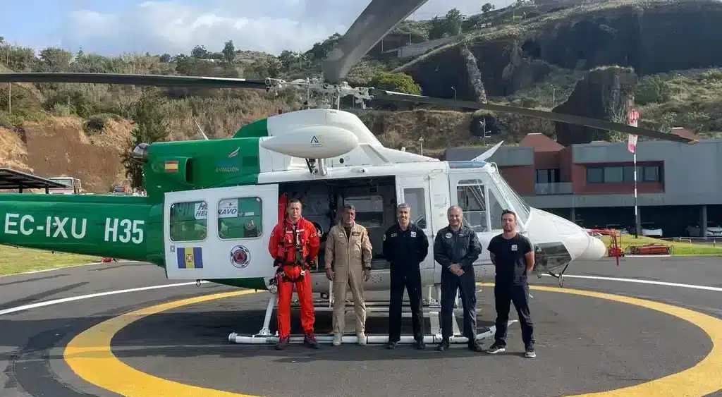 French tourists rescued by helicopter in Madeira