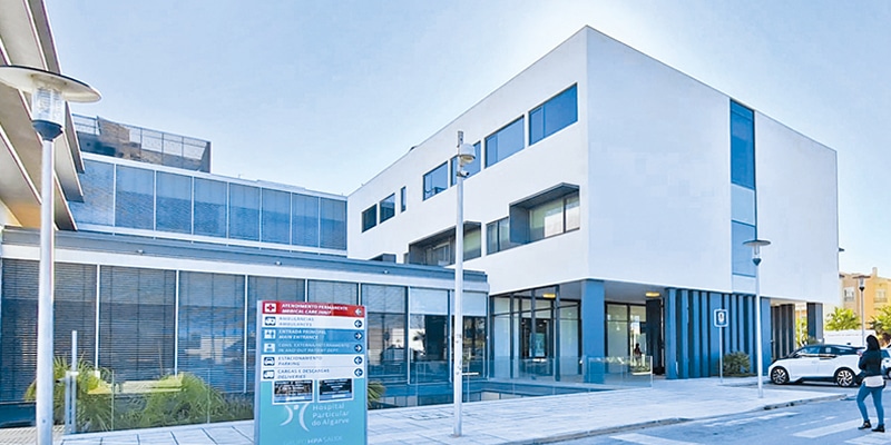 The outside of the new HPA Health Group hospital - Gambelas 2021|Gambelas 2021|