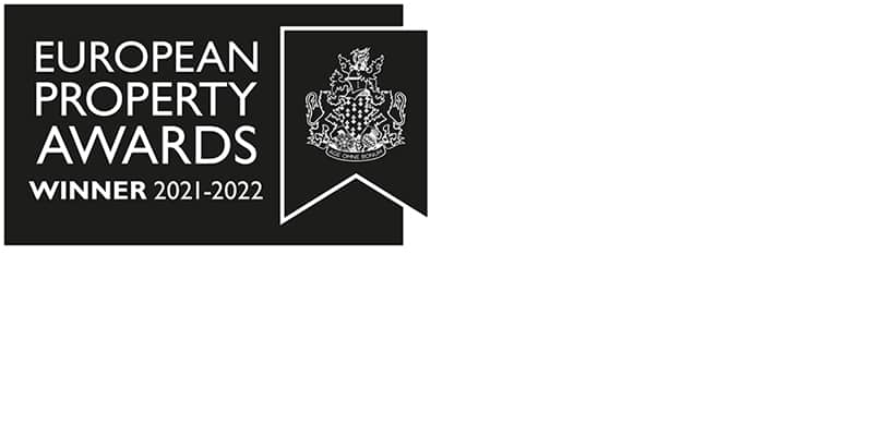 International Property Awards 2021 winners' stamp