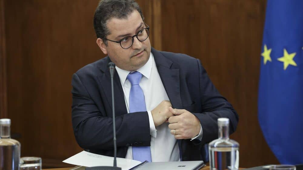 Enough is enough. Finance minister Joaquim Miranda Sarmento rings the changes at Parpública. Image: MIGUEL A. LOPES/LUSA