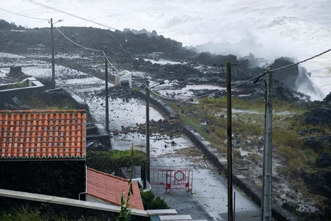 One of the many archive images of destruction in the Azores caused by Hurricane Lorenzo in 2019. Lusa image