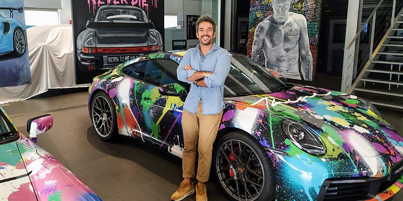 Porsche meets pop art